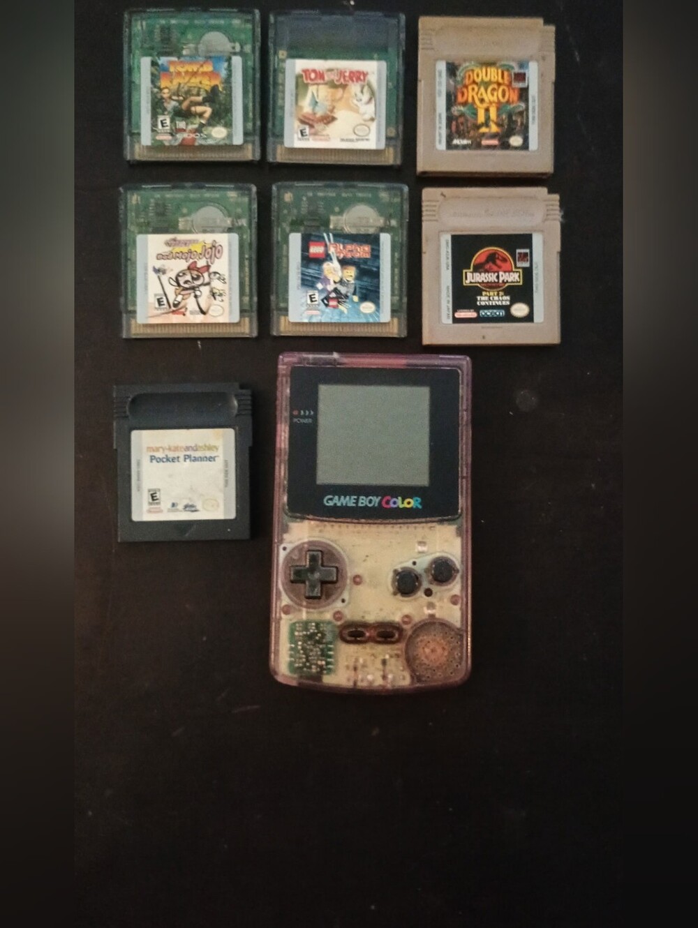 Nintendo Gameboy Color Atomic Purple Console Bundle